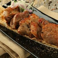 Шашлык из cвинoй шеи в Сим-Сим