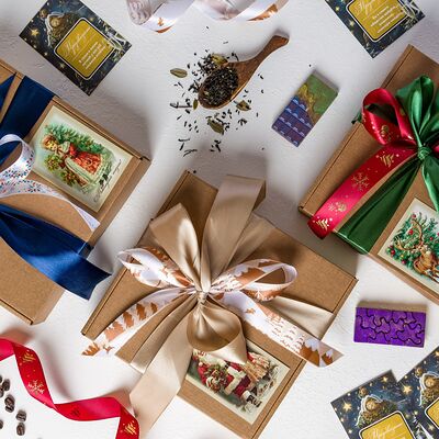 Подарочный новогодний набор Specialty кофе с дрип-пакетами в BEATS BREW по цене 1600 ₽