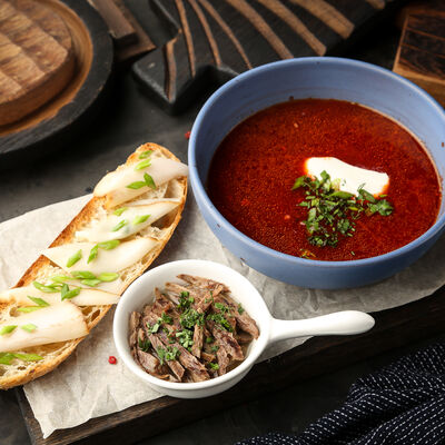 Борщ в Double по цене 350