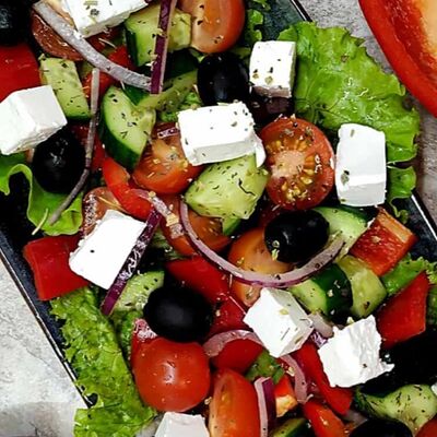 Салат Греческий в Вкус огня по цене 480 ₽