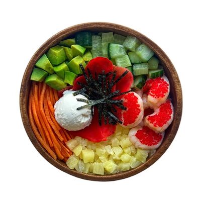 Поке Калифорния с креветками в Poke Bowl по цене 18 р.