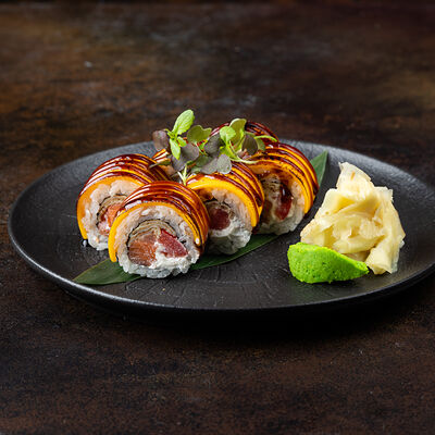 Ролл с обоженным сыром чеддер в Город детей по цене 690 ₽