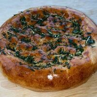 Лепешки с чесноком и зеленью в Волшебный тандыр
