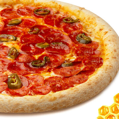 Пицца Пепперони с медом и халапеньо в Папа Джонс по цене 999 ₽