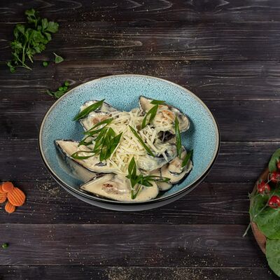 Мидии в сливочном соусе в Ассадо по цене 820 ₽