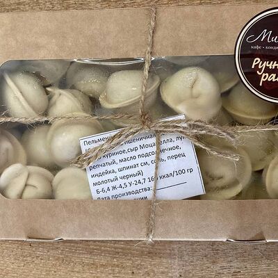 Пельмени с индейкой в Мильфей по цене 395 ₽