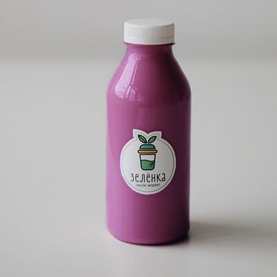 Черника-арахис смузи в Смузи-маркет Зелёнка по цене 705 ₽