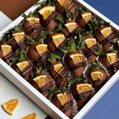 Клубника в шоколаде Шоколадный апельсин М в Mosfresa по цене 3290