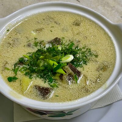 Супчик из телятины с баклажанами в Le Buffet по цене 360 ₽