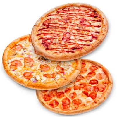 Мясной Челлендж - 3 пиццы в Томат и чеддер по цене 2299 ₽