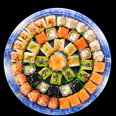 Большой сет роллов в Naomi Sushi по цене 10680 ₽