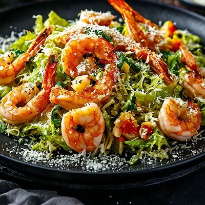 Цезарь с креветками в Мимино restaurant по цене 940 ₽