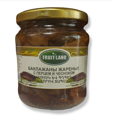 Жареные баклажаны с перцем и чесноком Fruitland в Шашлык-Машлык по цене 365 ₽