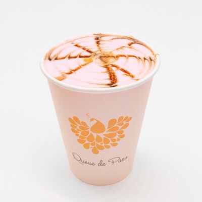 Латте в Павлиний хвост по цене 210 ₽