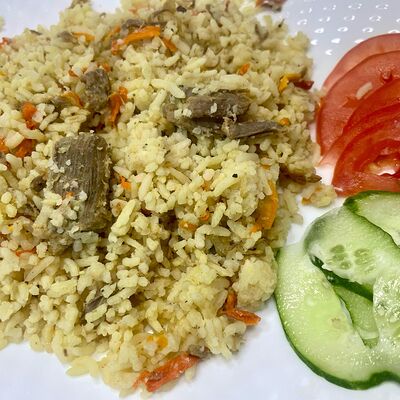 Плов из говядиныв Doner Time Shawarma по цене 400 ₽