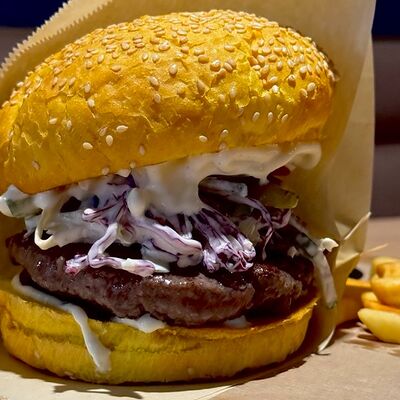 Белорусский бургер в Geografia по цене 490 ₽