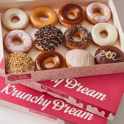 Набор из 12 ассорти и 12 классических ринговв Krunchy Dream по цене 3590 ₽