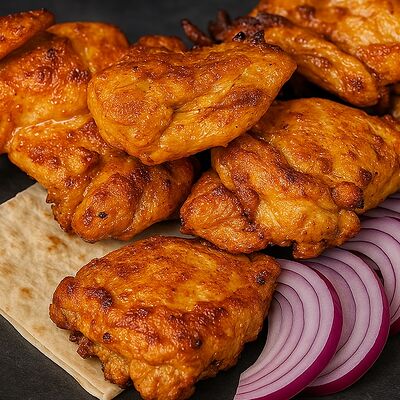 Бедро куриное на мангале в УГОЛЬ&МЯСО по цене 620 ₽