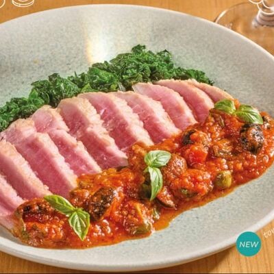 Tonno alla livornese в Папалео по цене 1040 ₽