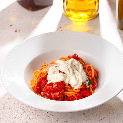 Томаты и страчателла в Italiani по цене 520 ₽