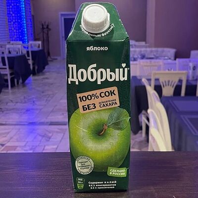 Сок Добрый яблочный в Бурджула по цене 400 ₽