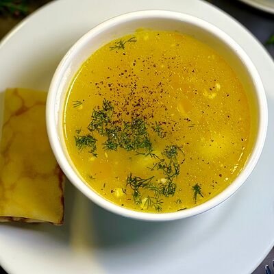 Домашняя лапша с курицей в Марбелья по цене 410 ₽