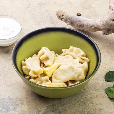 Вареники с вареным картофелем и грибами в 7 небо по цене 220 ₽