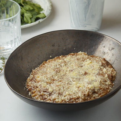 Орзо с томленой говядиной в Блеск по цене 450