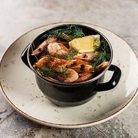 Креветки к пиву отварные в Биродром и Панчетта