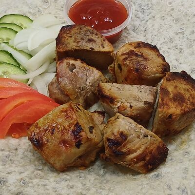 Шашлык Свинина двойной Диетический в GRILL & SUSHIMASTER - ГРИЛЬ и СУШИ МАСТЕР по цене 849 ₽