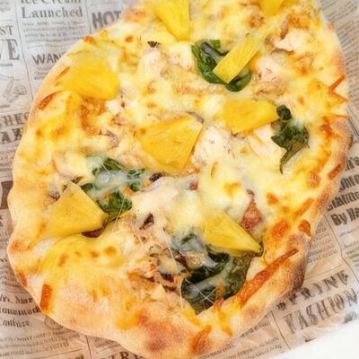 Цыпленок с ананасом 20/30 в Сметанин Пицца по цене 750 ₽