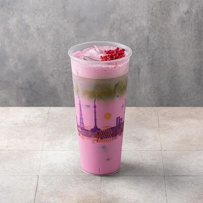 Айс матча-латте Малина-кокос в Шоколадница по цене 365 ₽