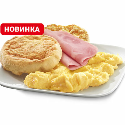 Омлет с ветчиной в Макдоналдс по цене 129 ₽