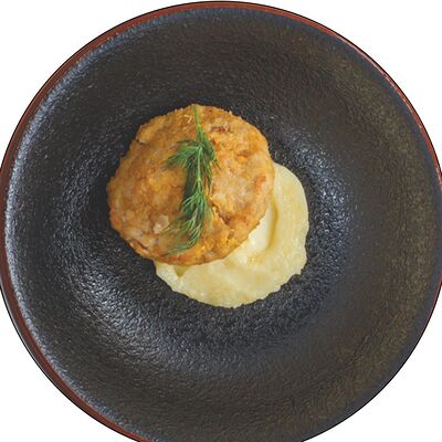 Детское картофельное пюре с куриной котлетой в Иван да Марья по цене 470 ₽