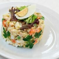 Салат Оливье в Кавказская кухня по домашнему