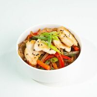 Лапша харусаме с курицей в ЁБИСАН