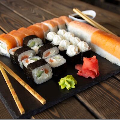 Сет Филадельфия Макси в Суши Dом по цене 998 ₽