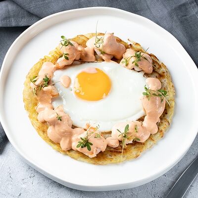 Драник с креветками в Кэрри по цене 370