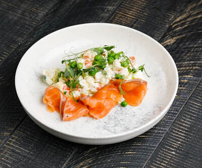 Оливье с лососем Яндекс в Снегири на Лагерном по цене 710 ₽