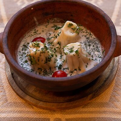 Суп с хинкали в Грузинский дом марабда по цене 505 ₽