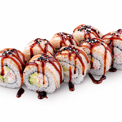 Дракон с угрем и крабом 8 шт в ProSushi по цене 515 ₽