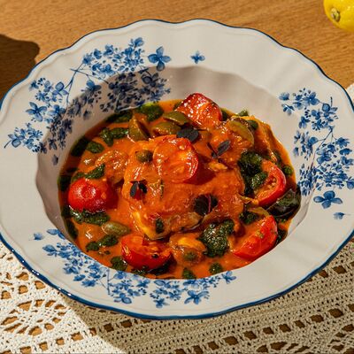 Филе трески по-сицилийски в Airy restaurant по цене 1200 ₽