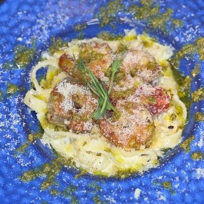 Шримп паста в BRCAFE по цене 625 ₽