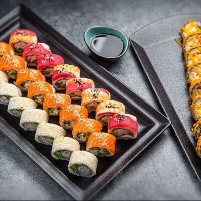 Комбо Asahi в Uchu Sushi Yaki по цене 2400 ₽