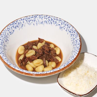 Ньокки с томлёной говядиной в Эхо по цене 950 ₽