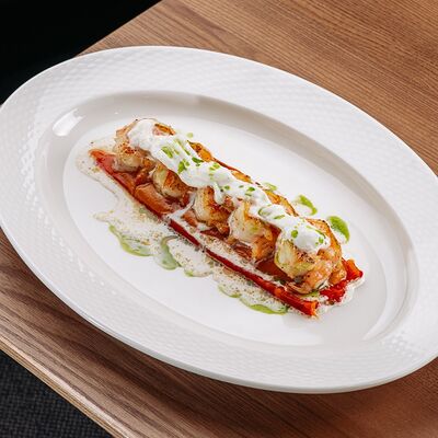 Креветки с рамиро и соусом ромеско в Misto по цене 1150 ₽