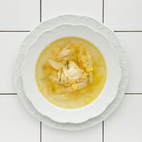 Куриный суп с домашней пастой в R14