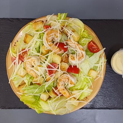 Цезарь с креветками в Podolskiy Samuray по цене 627 ₽