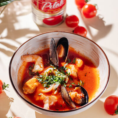 Суп с морепродуктами в Italiani по цене 435 ₽