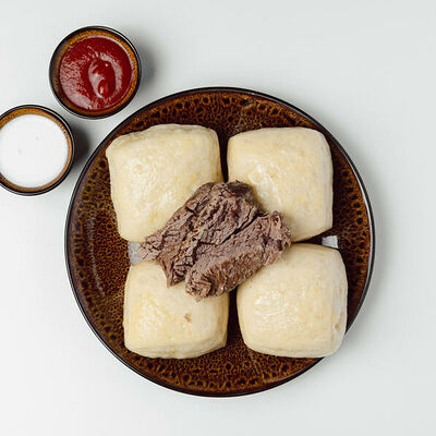 Хинкал Аварский с сушеным мясом в Юрта Дагестанская кухня по цене 920 ₽